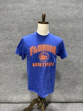 Florida Gators Basketball T Shirt Mens Blue Orange AS Sports NCAA Graphic Tee